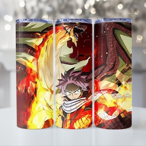 Fairytail Anime Tumbler – Natsu, Manga Fan Gift