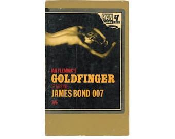 James Bond Book - Film Cover - Goldfinger - Ian Fleming Pan Books 1962 - 1964