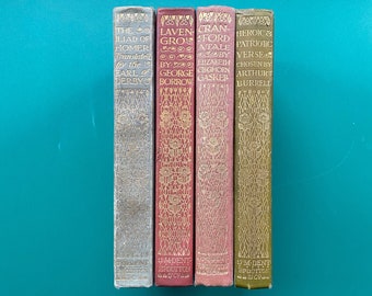 Dent & Sons Everman Library 4 Book Set - Thomas More - The Iliad of Homer - Lavengro - Cranford  - Book Gift