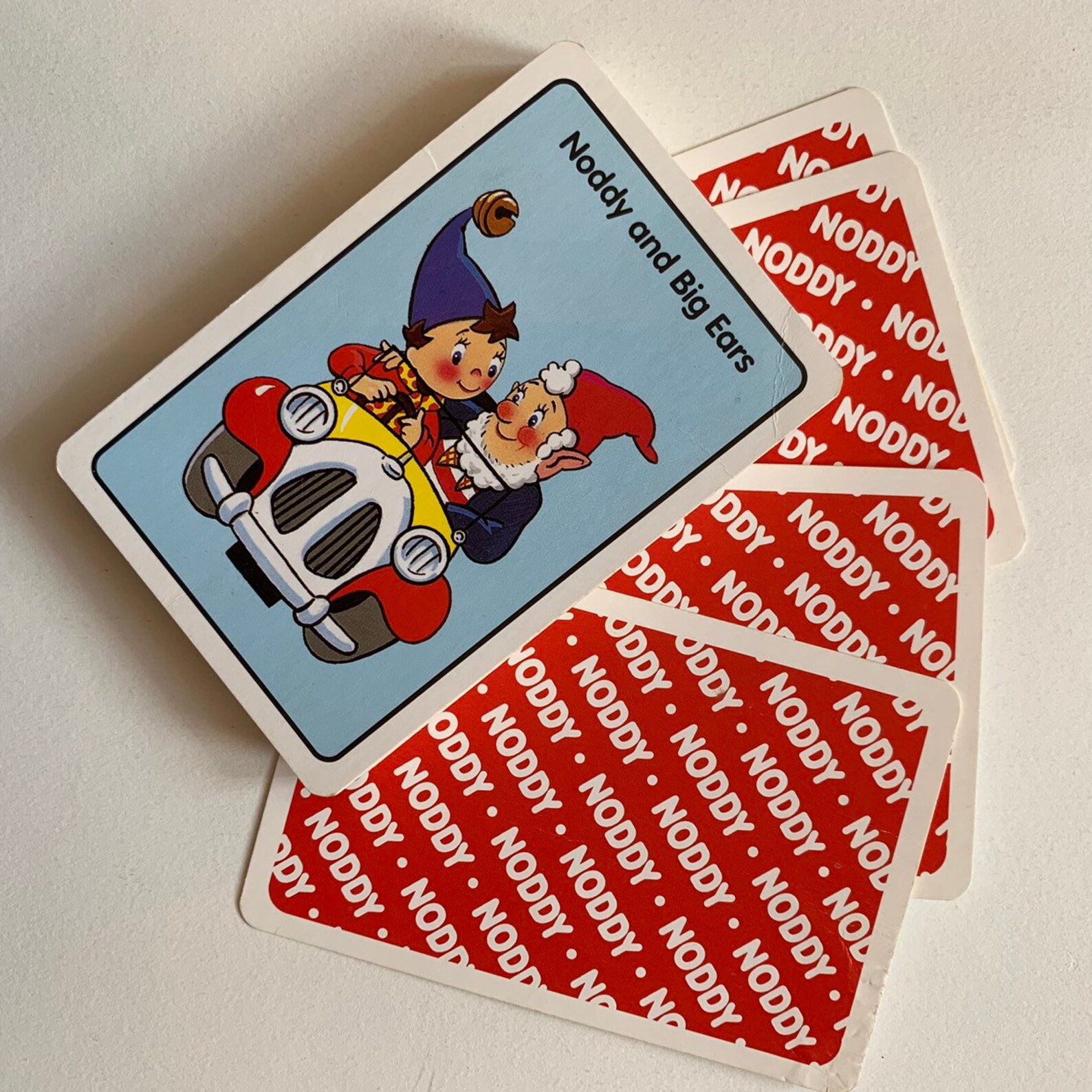 Vintage Illustrated Noddy BBC Giant Card Game Micheal Etsy UK