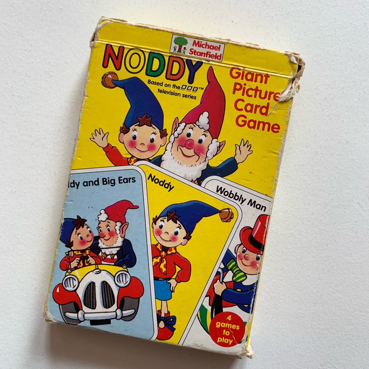 Vintage Illustrated Noddy BBC Giant Card Game Micheal Etsy UK