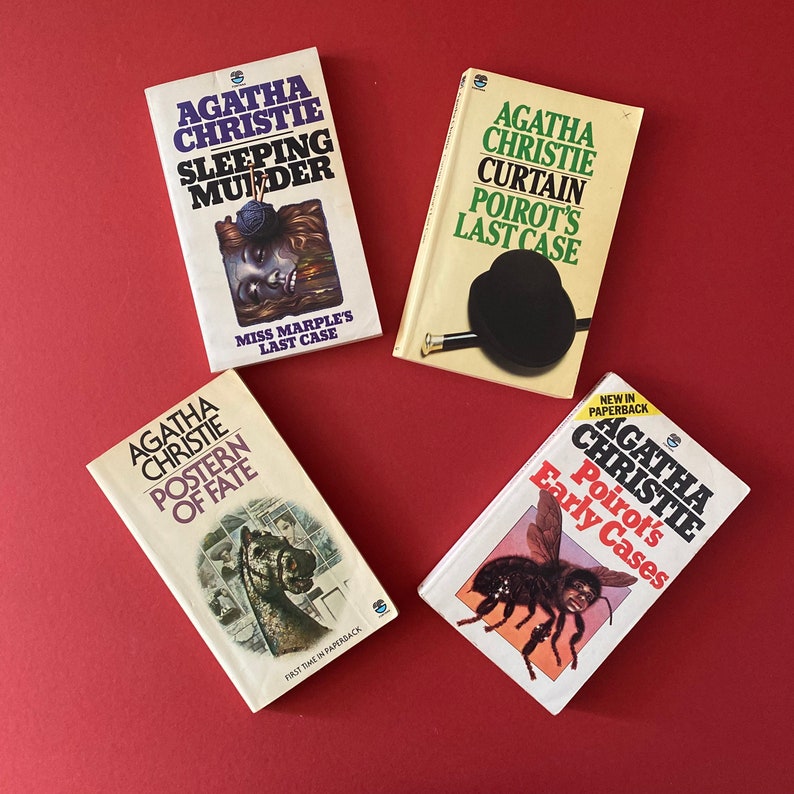 Vintage Agatha Christie Fontana Books Later Titles First Published in Paperback Fontana 1970s image 1