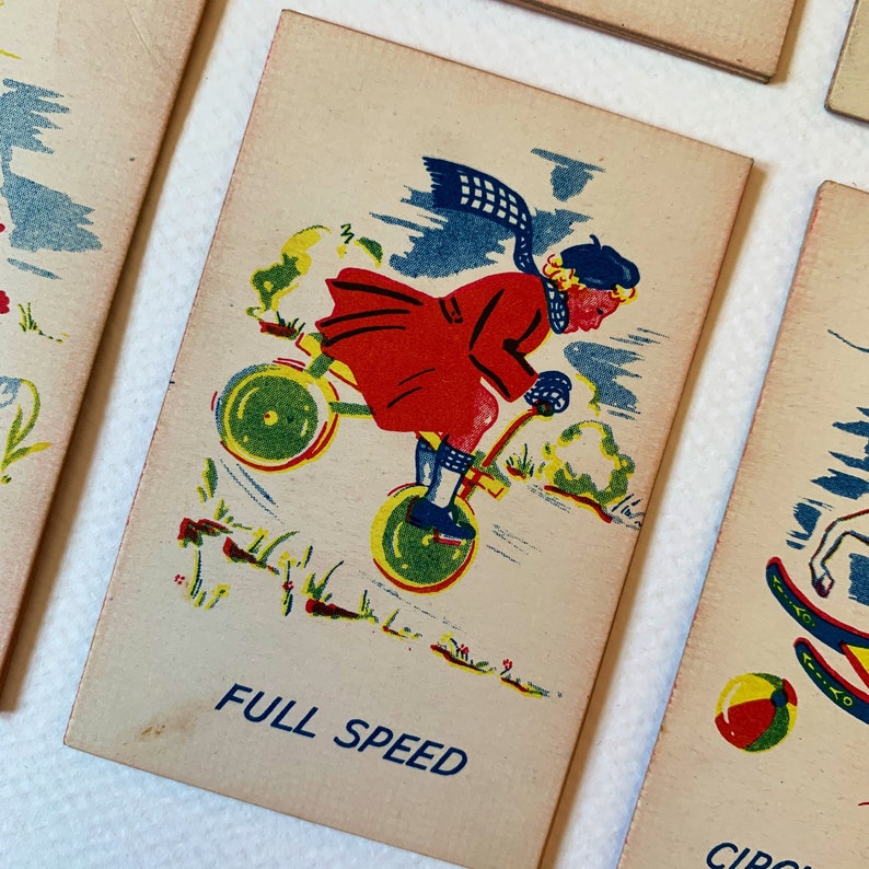 Vintage Illustrated Family Snap Game 1950s Vintage Card Game Etsy UK