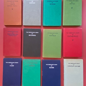 Vintage Observer's Books, Published by Frederick Warne & Co 1940s-1970s