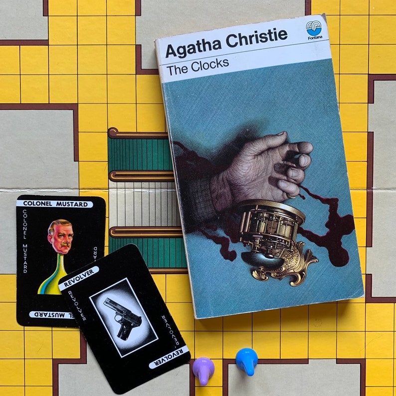 Agatha Christie Fontana Books 1970 1977 Vintage Murder Thriller Mystery Original Recycled Literary Gift image 8