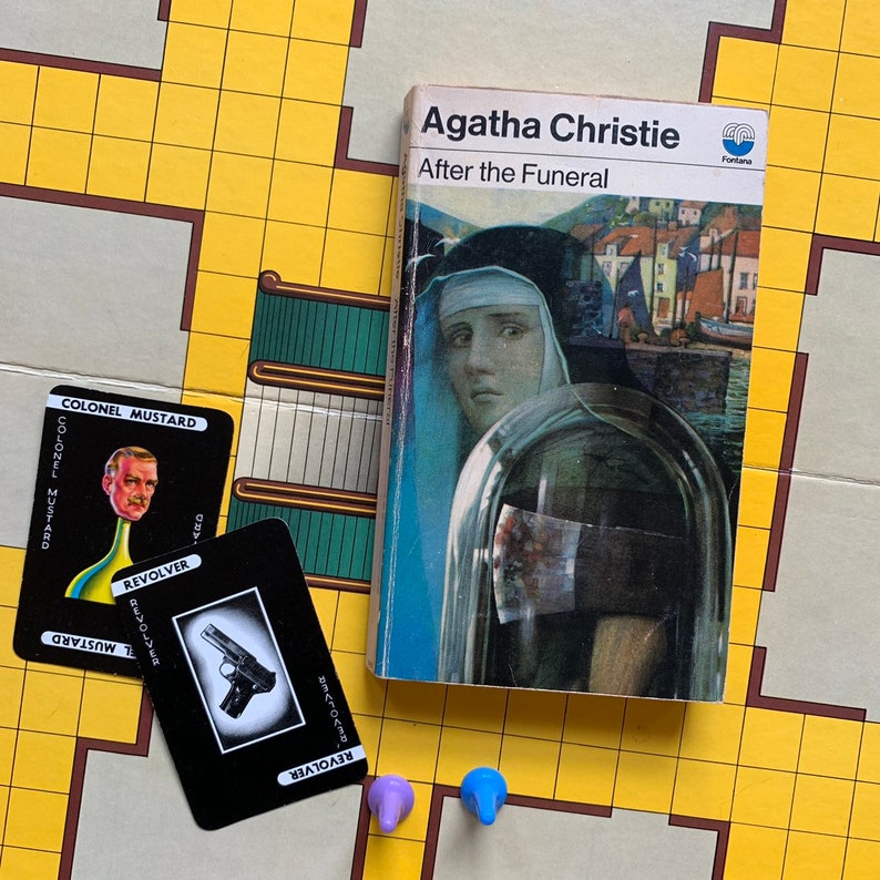 Agatha Christie Fontana Books 1970 1977 Vintage Murder Thriller Mystery Original Recycled Literary Gift image 6