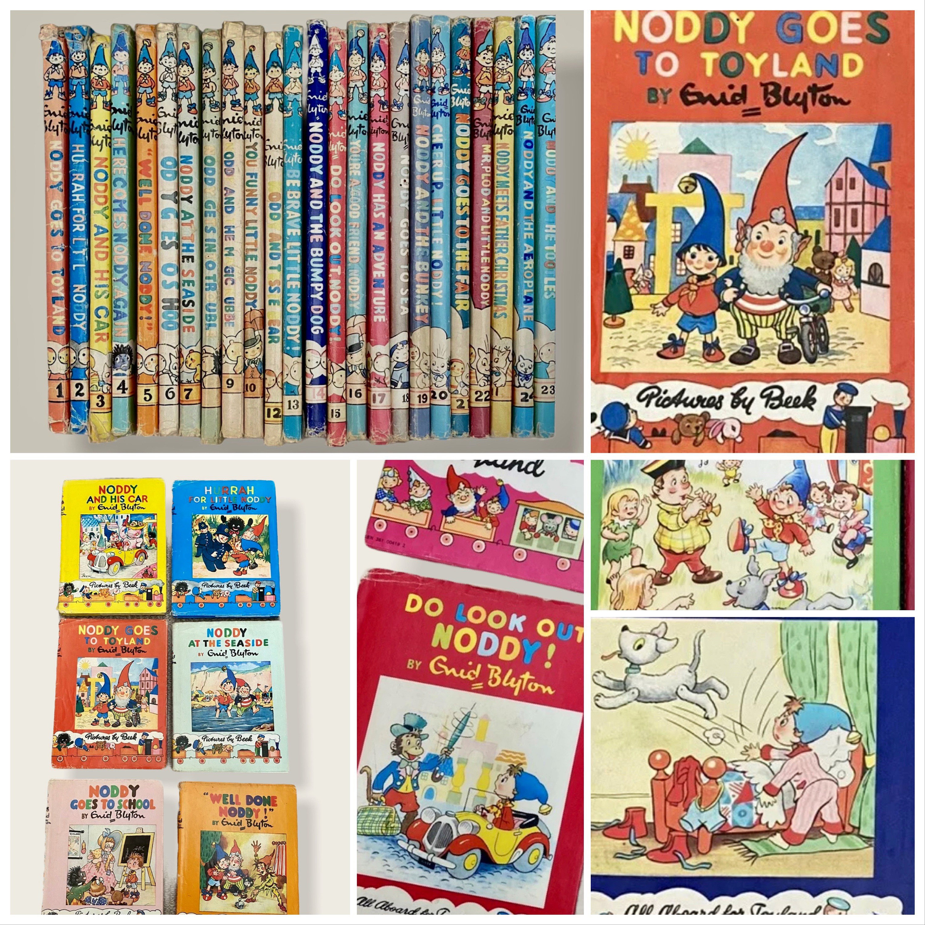 Complete Set of Noddy Book 1950s 1960s Hardback Enid Etsy Australia