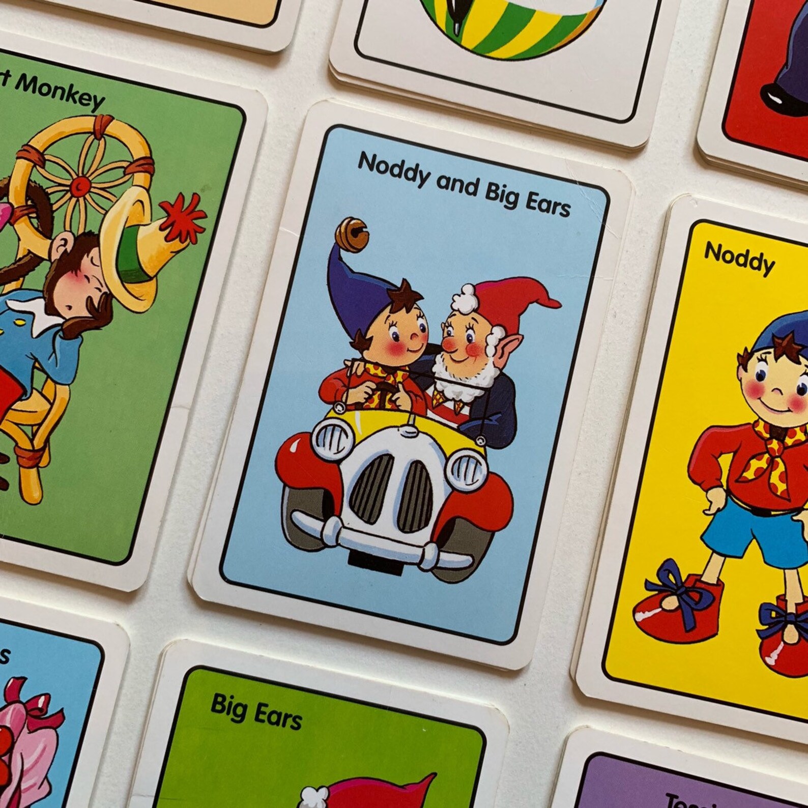 Vintage Illustrated Noddy BBC Giant Card Game Micheal Etsy UK