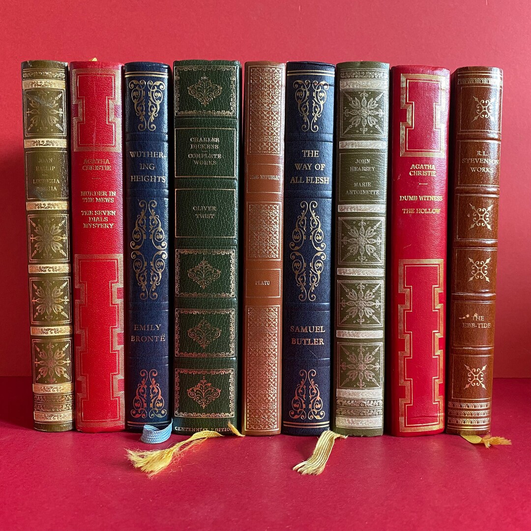 Build Your Library Heron Decorative Hardback Vinyl Books Old Vintage