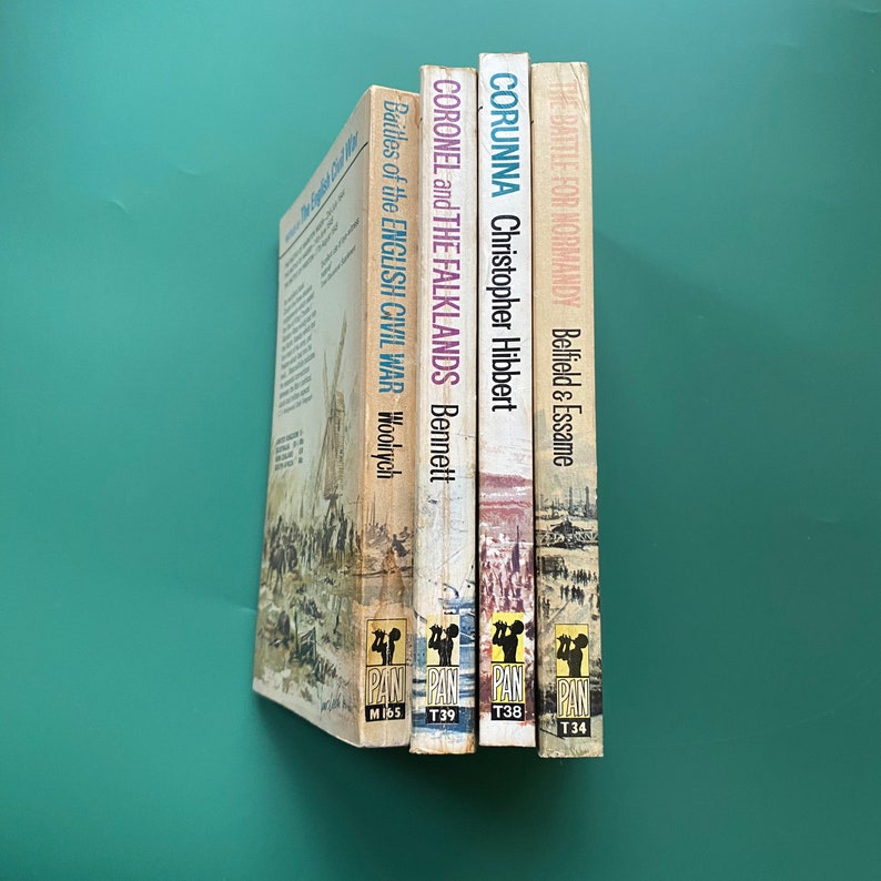 Pan British Battles Series Lovers Amazing Collection of 4 Pan War Stories Books 1960s 4 Book Set Vintage Recycled Literary Gift image 4