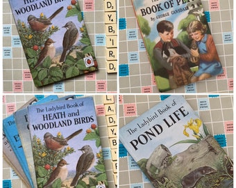 Ladybird Books of Birds & Animals 1960s - Childrens Ladybird Gift - Series 536