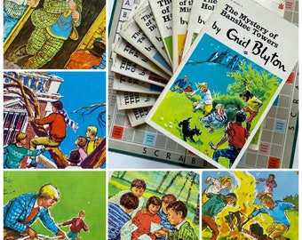 Enid Blyton Finder Outer Books -  Enid Blyton Mystery Series Vintage Dragon Granada Books - 1960s - 1970s - Adventure Children's Books