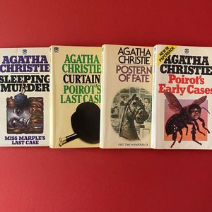 Vintage Agatha Christie Fontana Books Later Titles First Published in Paperback Fontana 1970s image 2