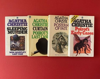 Vintage Agatha Christie Fontana Books -  Later Titles First Published in Paperback Fontana 1970s