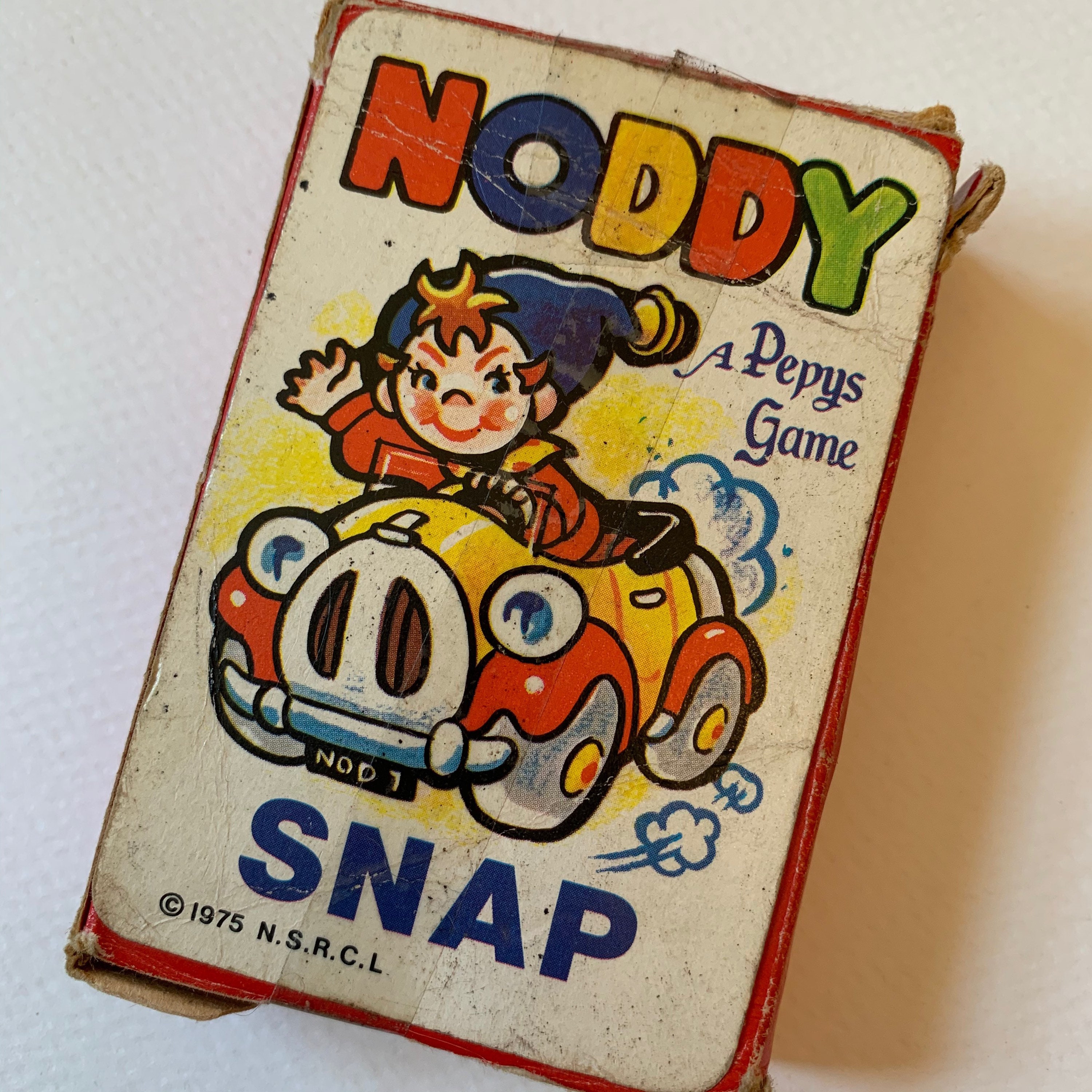 Vintage Illustrated Noddy Snap Pepys Card Game 1975 Pepys Etsy