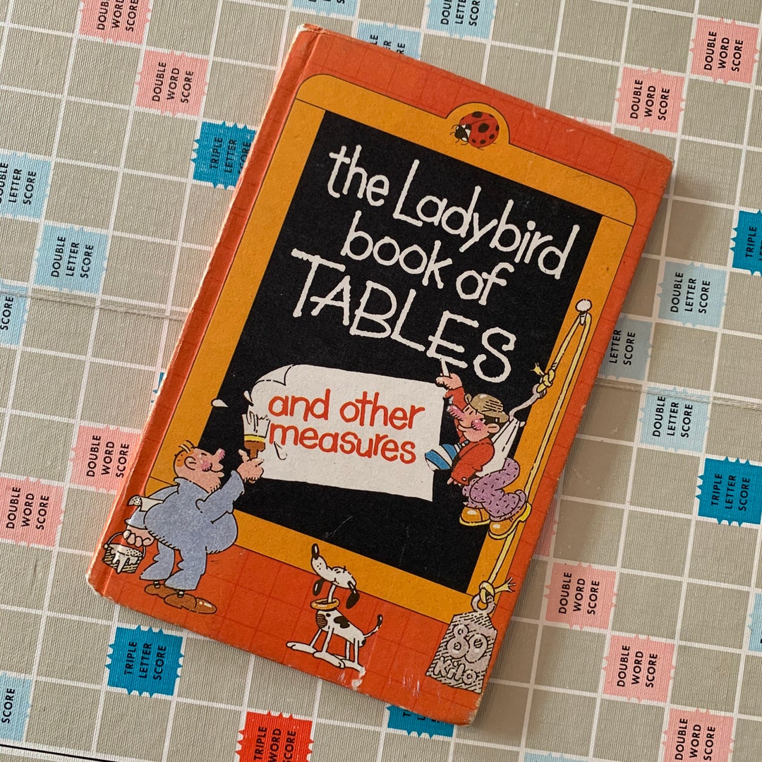 Ladybird Books of Tables 1979 1981 Maths Lovers Memory Gift Etsy