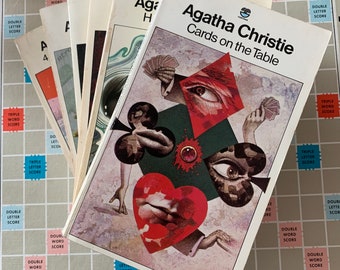 Agatha Christie Fontana Books 1976 - 1988 Vintage Murder Thriller Mystery Original - Recycled Literary Gift