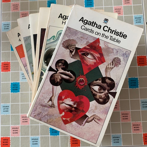 Agatha Christie Fontana Boeken 1976 - 1988 Vintage Murder Thriller Mystery Original - Gerecycled literair geschenk