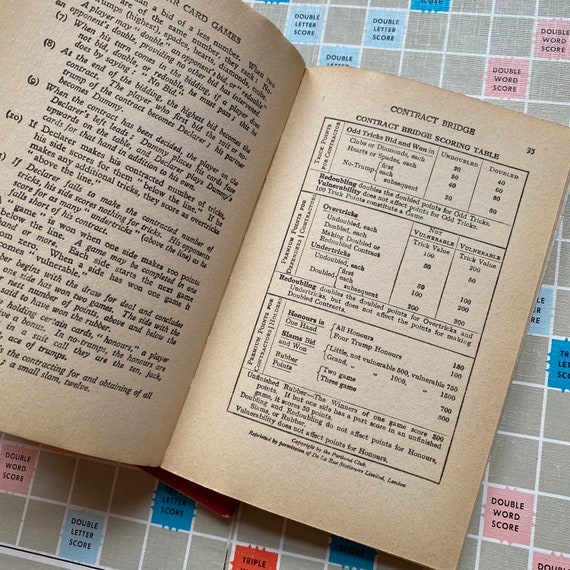 Livres de jeux de cartes à jouer vintage Jeu de cartes vintage des années  1950 Artisanat Fabrication de cartes Excellent Cond -  France