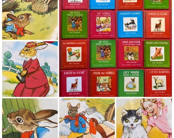 Blackberry Farm - Jane Pilgrim Children’s Bedtime Animal Story Books - Vintage Story Books