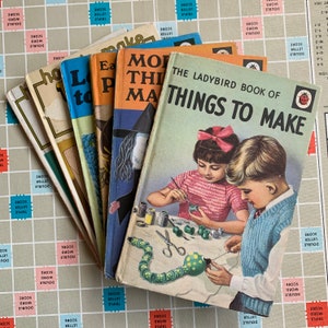 Ladybird Classic Things to Make & Learn Books - Hobbies and Craft 1960 - 1970 - Book Gift - Series 633