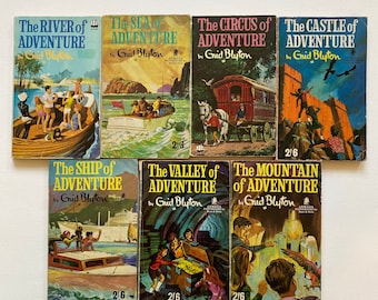 Rare Enid Blyton Adventure Series Full Set Armada Books 1960s Vintage Adventure PaperBack Books