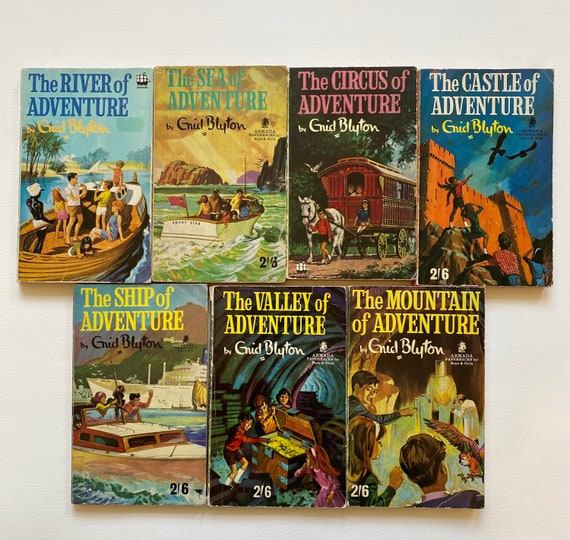 Rare Enid Blyton Adventure Series Full Set Armada Books 1960s Vintage  Adventure Paperback Books 