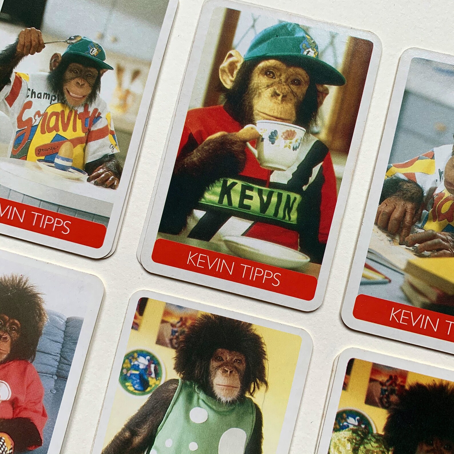 Vintage PG Tips Chimps Snap Card Game Bond Brooks Foods Etsy