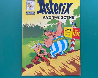 Asterix and the Goths - Vintage Asterix Paperback Book 1987 - De Goscinny - Illustrated Uderzo - Asterix Lovers Gift