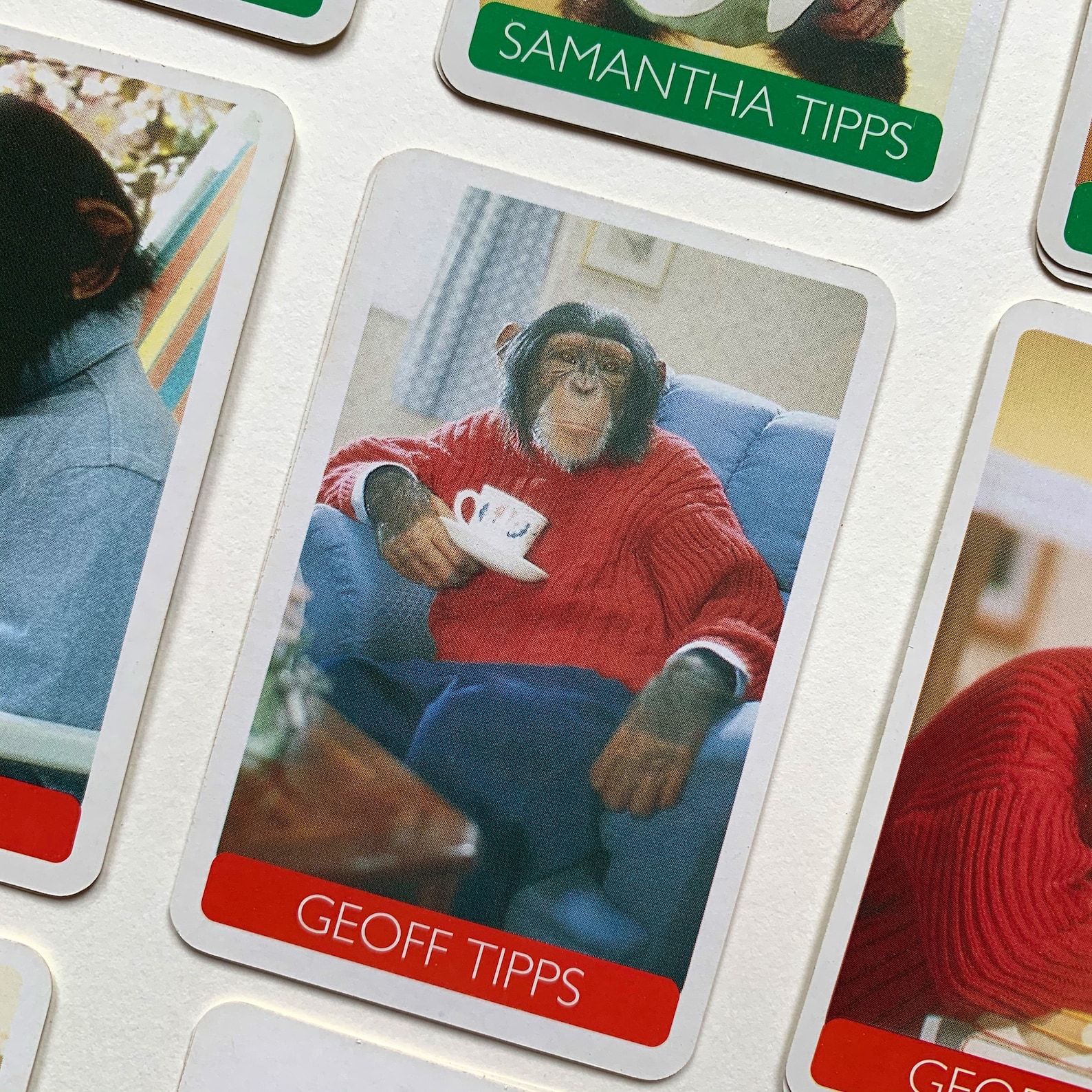 Vintage PG Tips Chimps Snap Card Game Bond Brooks Foods Etsy UK