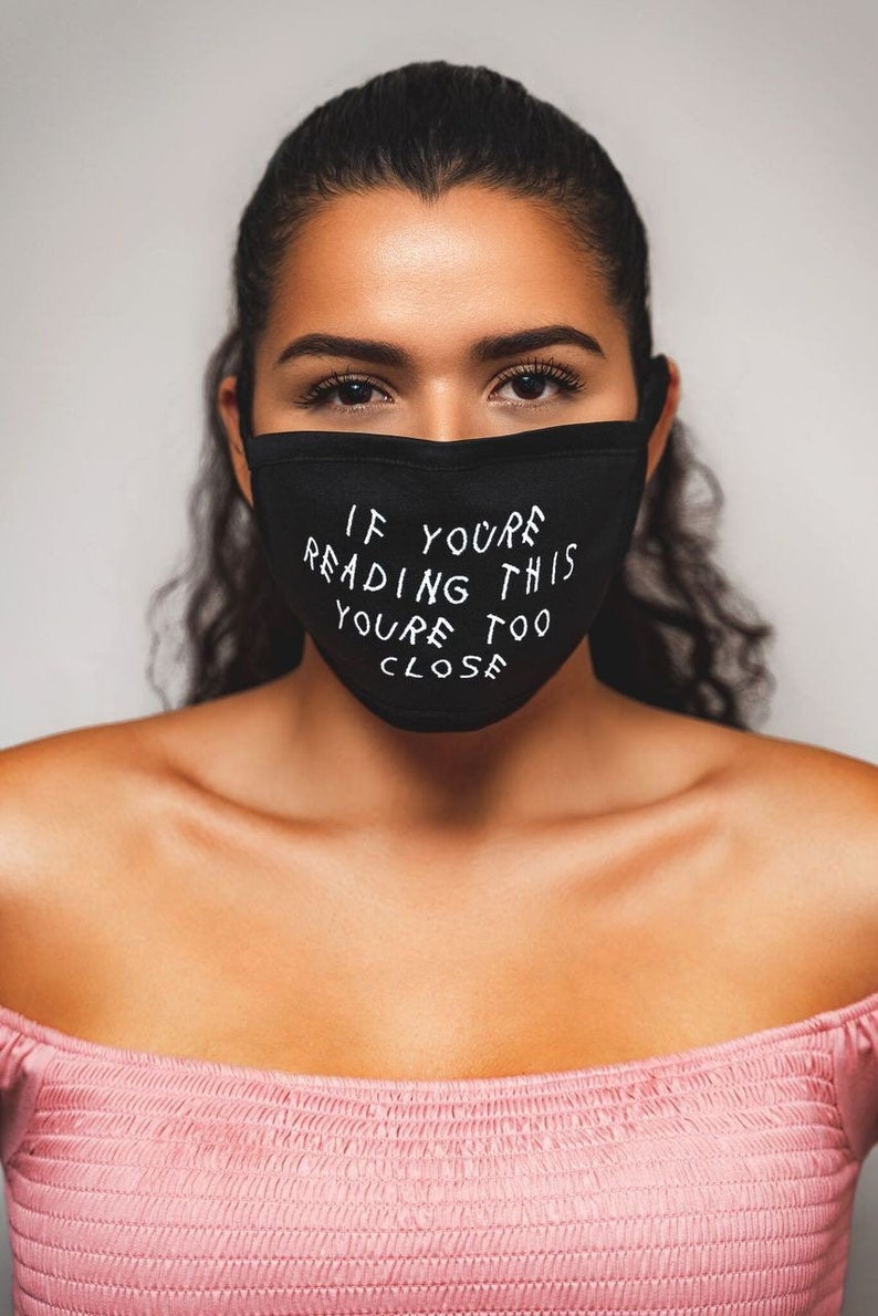 Drake Face Mask Reusable Washable Mask Double layer Unisex Etsy