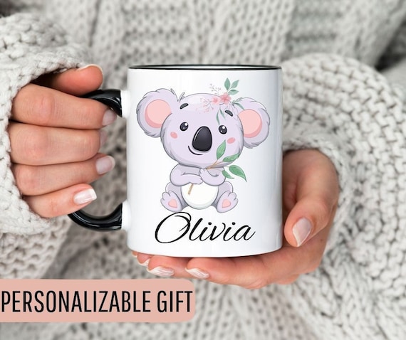 Personalized Koala Mug Koala Gifts Koala Gift for Her Cute 