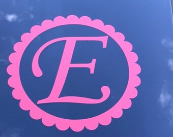 Initial Car Decal