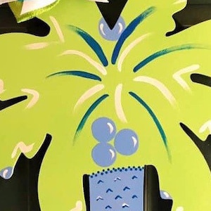 Coastal Palm Tree door hanger image 3