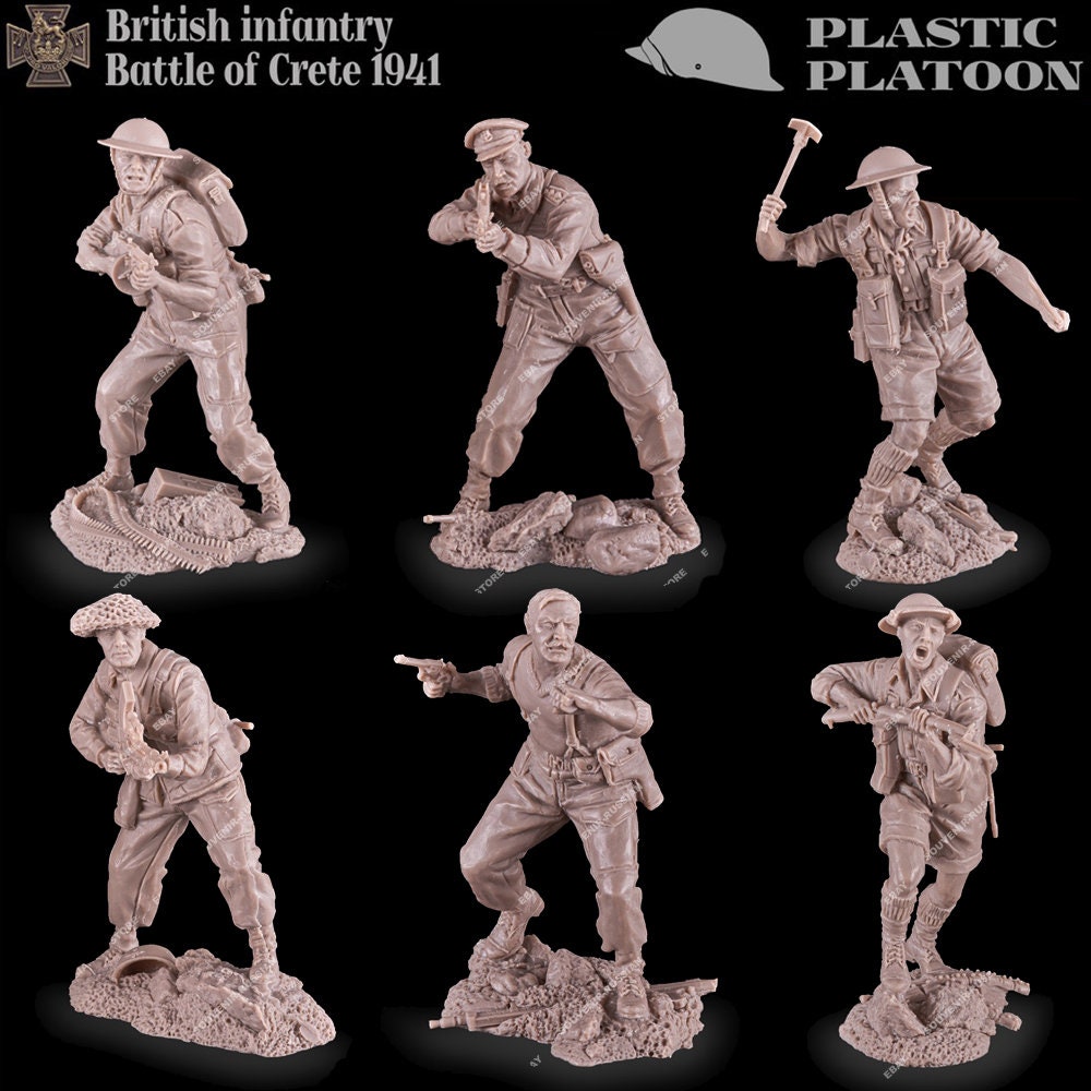 Plastic Platoon Toy Soldier WWII Red Army Assault Troops Stalingrad 1942 NEW 