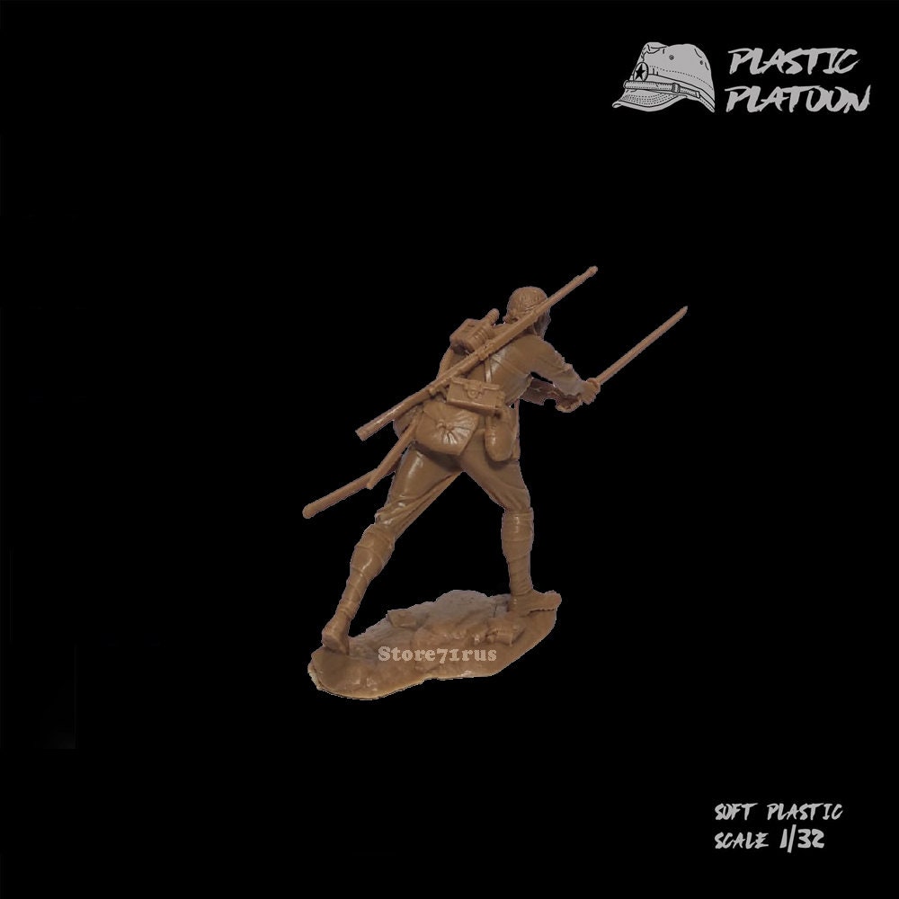 Plastic Platoon Toy Soldier Imperial Japanese Navy Infantry Etsy