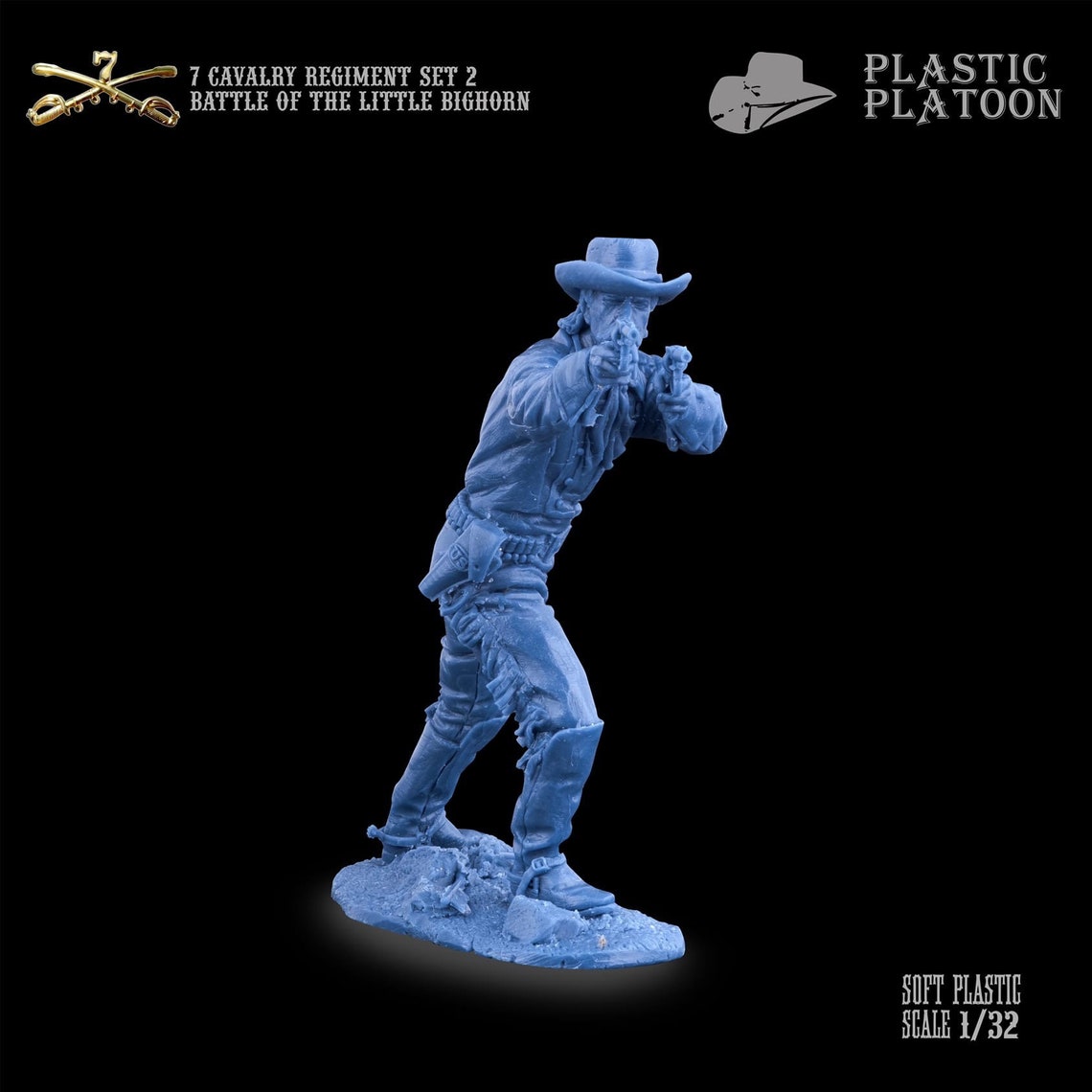 Plastic Platoon Toy Soldier 7th Cavalry Regiment Battle of the Etsy