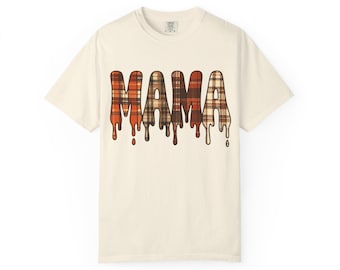 Kariertes Drip Mama Hemd