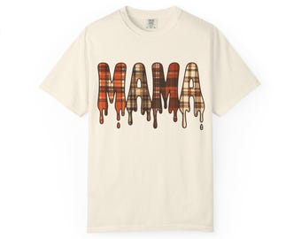 Kariertes Drip Mama Hemd