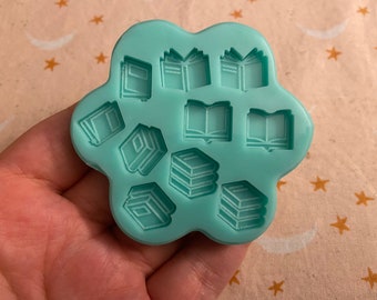 Books bits Silicone Mold - Earring Set