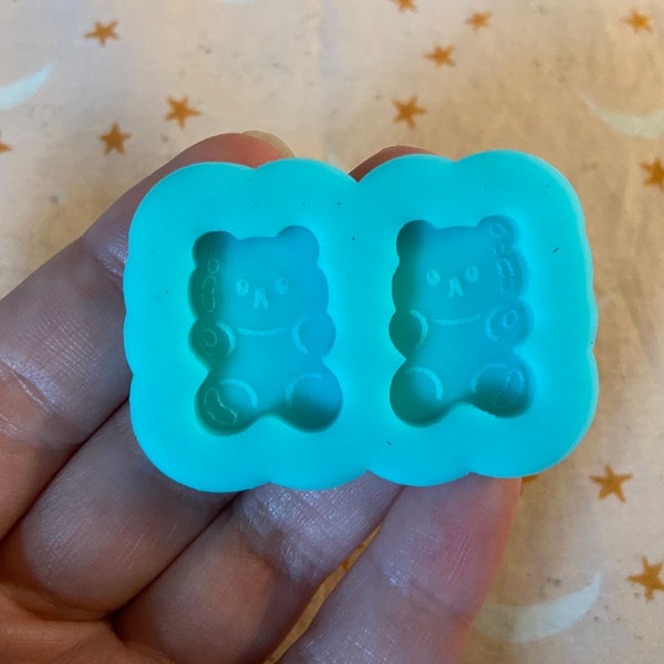 Gummy Bear Silicone Mold - Earring Set - Resin Bits