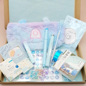 Scatola regalo di cancelleria, compleanno, cesto di Natale, regalo di cancelleria carino personalizzato, selezionato a mano