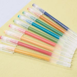 Colour Gel Pen Sets, Journal Planner Pens, Manga Drawing, 0.5mm Fine Nib, Stationery Gift image 3