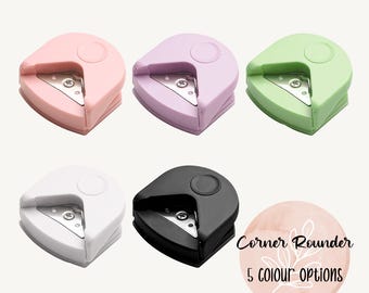 Corner Rounder Punch, 4mm Corner Round Edge Cutter, 5 Colour Options,