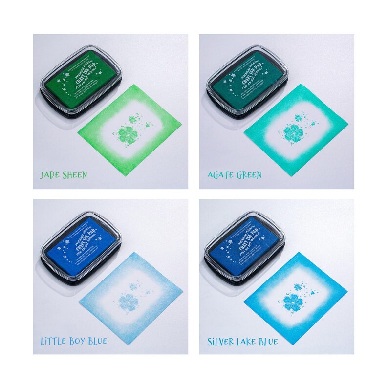 Large Ink Pad, 23 Vibrant Colours, Scrapbooking, Crafting, Stamping, Card Making image 6
