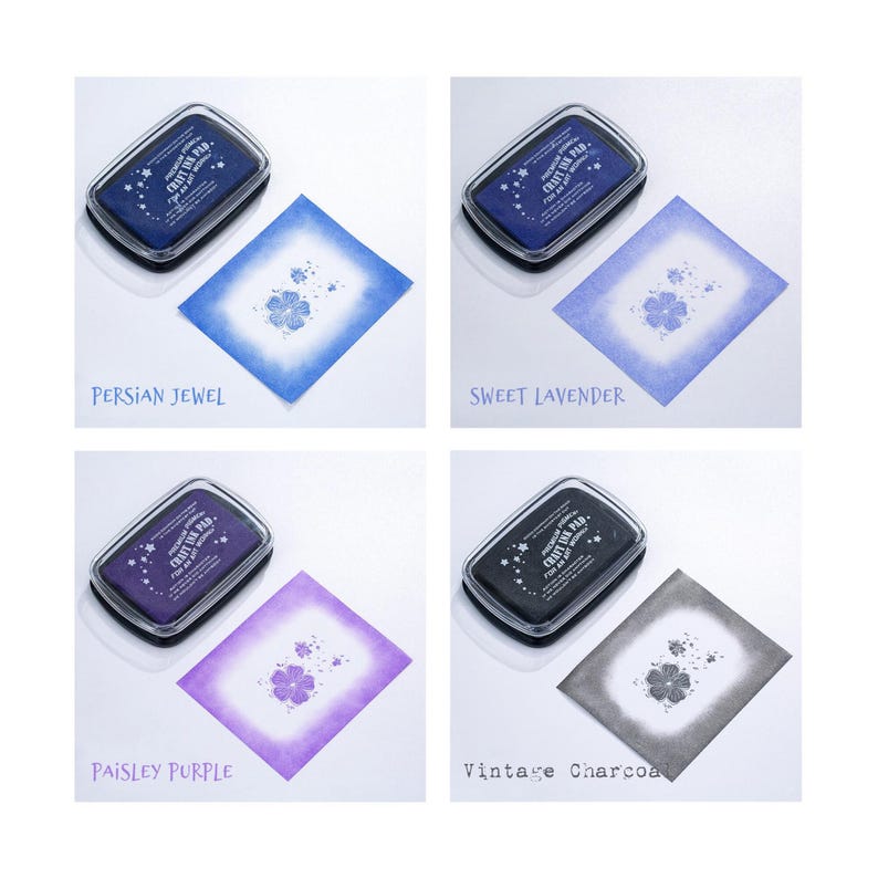 Large Ink Pad, 23 Vibrant Colours, Scrapbooking, Crafting, Stamping, Card Making image 7