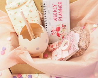 Stationery Gift Box - 3 Colour Choices, Birthday, Christmas Hamper, Back to School