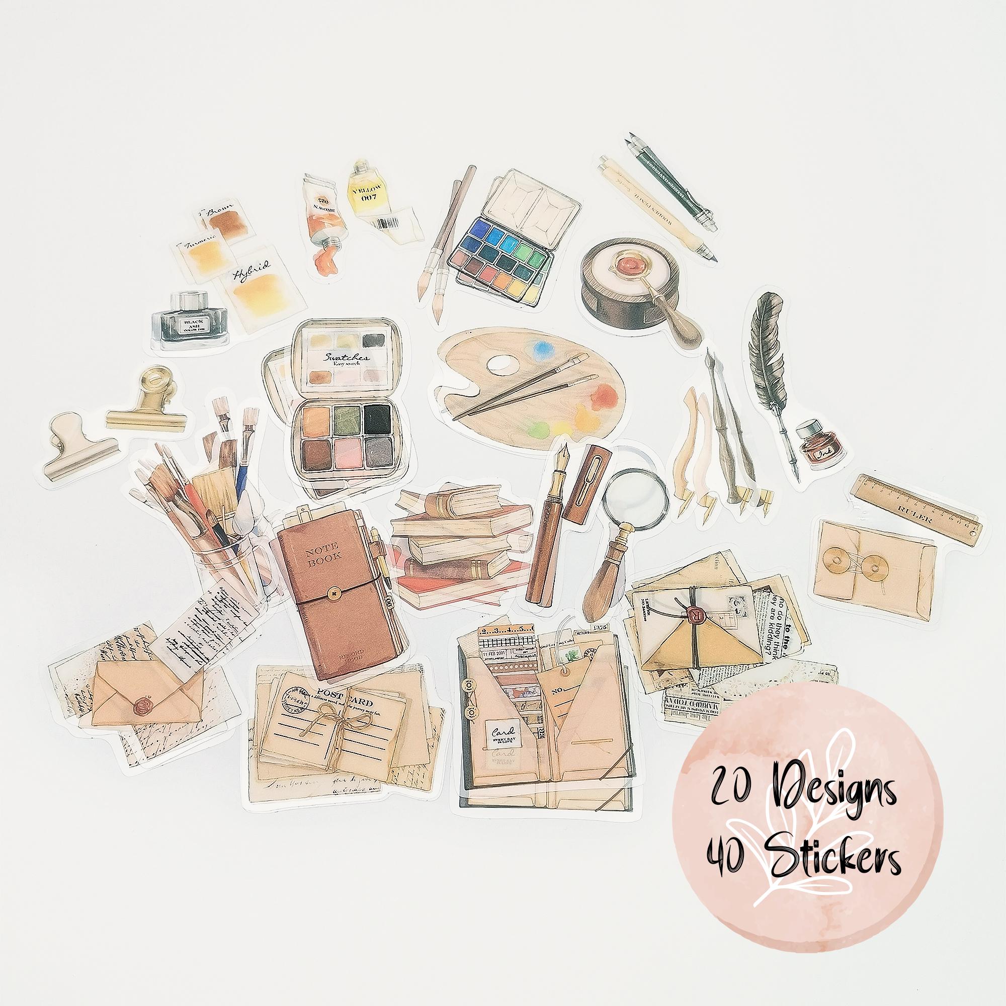 I Love Lacrosse Sticker Pack - 18 Planner Scrapbooking Crafting Decals 2 Inch Each