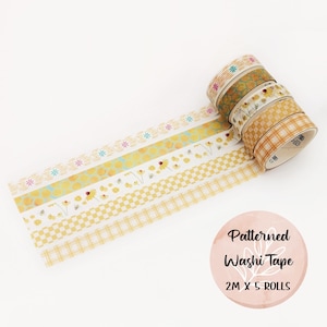 Herbst Washi Tape Set, gemütliches Vibe Planer Dekor, Natur Scrapbooking, dekoratives Klebeband