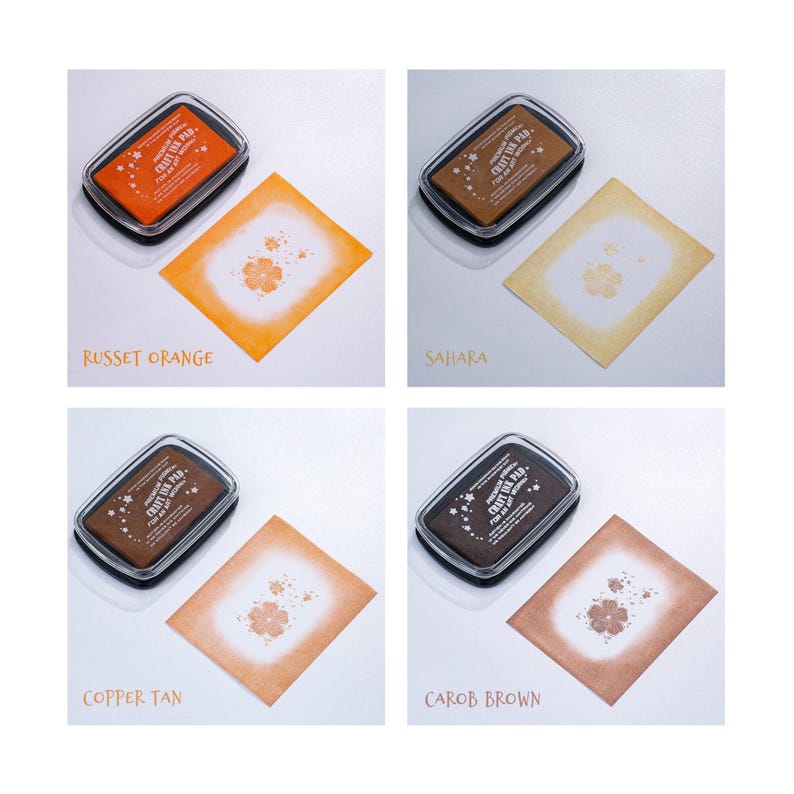 Large Ink Pad, 23 Vibrant Colours, Scrapbooking, Crafting, Stamping, Card Making image 4